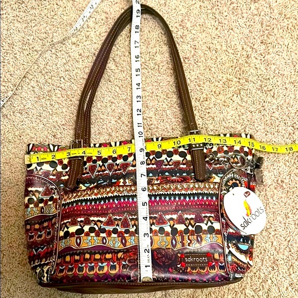 Sakroots🐘NWT⭐️Multicolor Tote Bag BRAND NEW with TAGS!💙Gorgeous colors!💚 - Picture 11 of 14